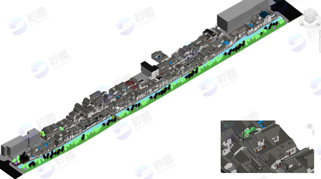 古城建筑BIM建模