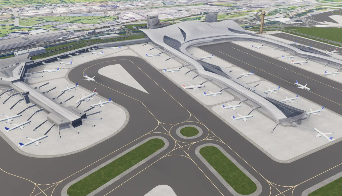 交通樞紐3D建模